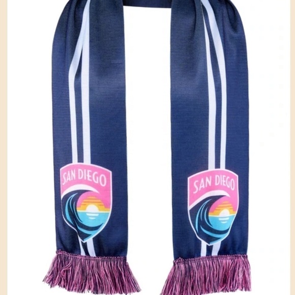 NWT San Diego Wave FC crest summer scarf one size ruffneck - Picture 2 of 4